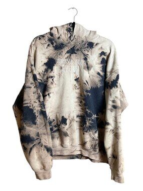 Blue‎ Crown Tie Dye Hoodie XL Leave Me Alone Streetwear